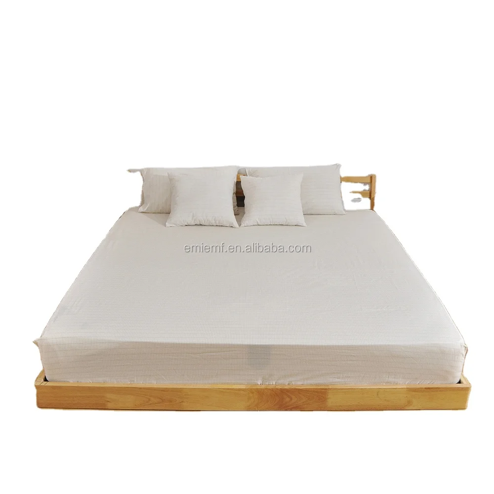 Grounding Fitted Sheet with 15 feet Grounding Cord, 5% Silver Fiber & 95% Cotton Fiber,  for Better Sleep EMF Protection