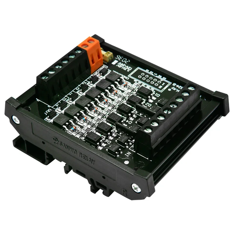 6 channels 3A Optocoupler Isolation Amplifier Relay Module with Safety Tube Solenoid Valve Single Chip Microcomputer Control Bo
