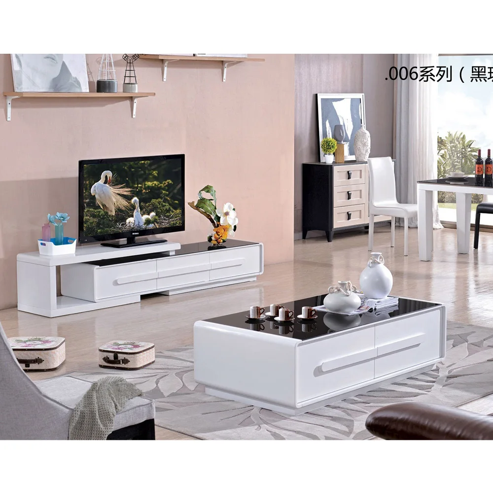 Modern Home Tea Table Set Living Room Furniture Modern TV Cabinet Wooden