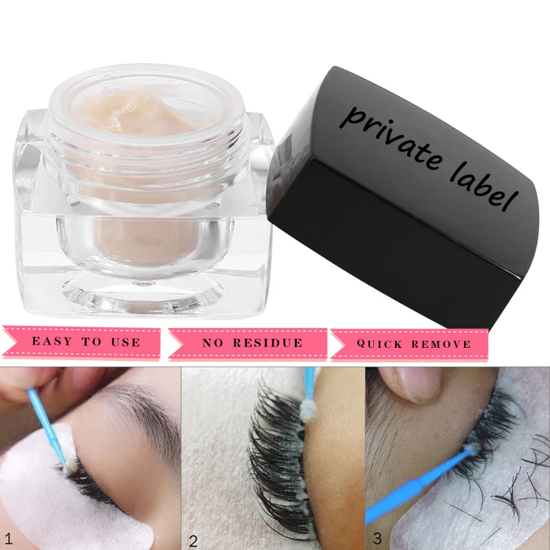 Eyelash Cream Makeup Remover Korea Cream Remover For Eyelash Extension Lash Extension Glue Remover