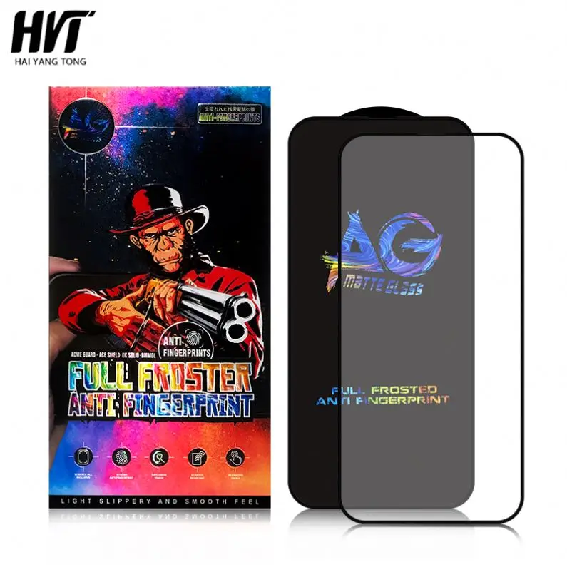 Oem Odm Factory Wholesale Full Coverage Ag Matte Tempered Glass Screen Protector For Iphone 14 13 12pro Max Xs 11pro
