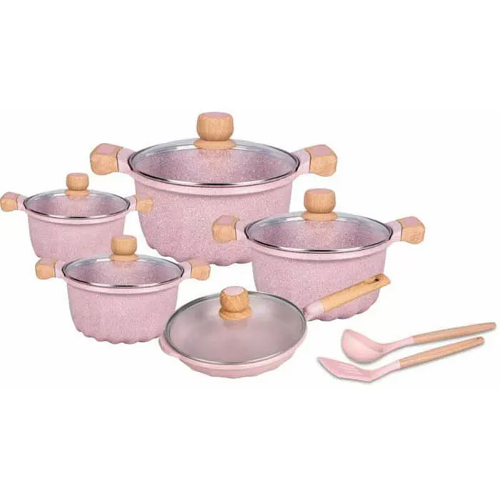 Cooklover Custom Logo Induction Ceramic Nonstick Cookware Sets