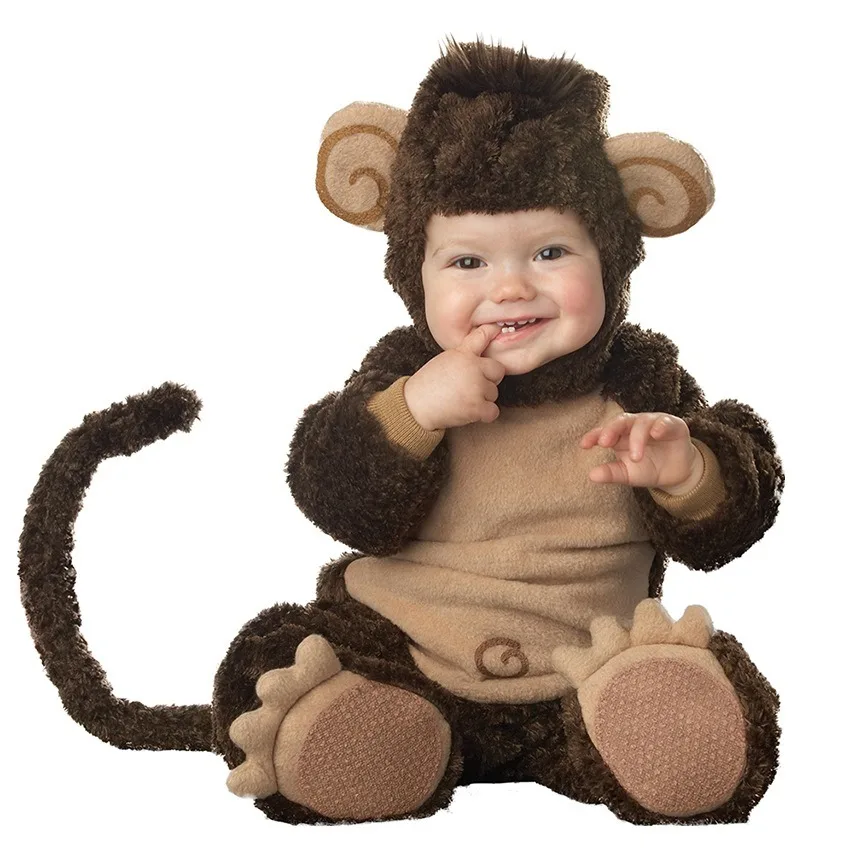 Unisex Baby Animal Costume Cartoon Penguin Outfit Baby One Piece Lion Rompers