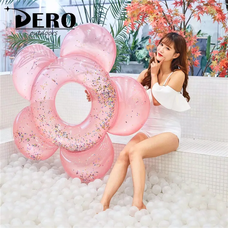 
Pontoon Customized Water Swimming Pool Inflatable Party Boat Rafts Island Floats Inflatable Pink Flamingo 