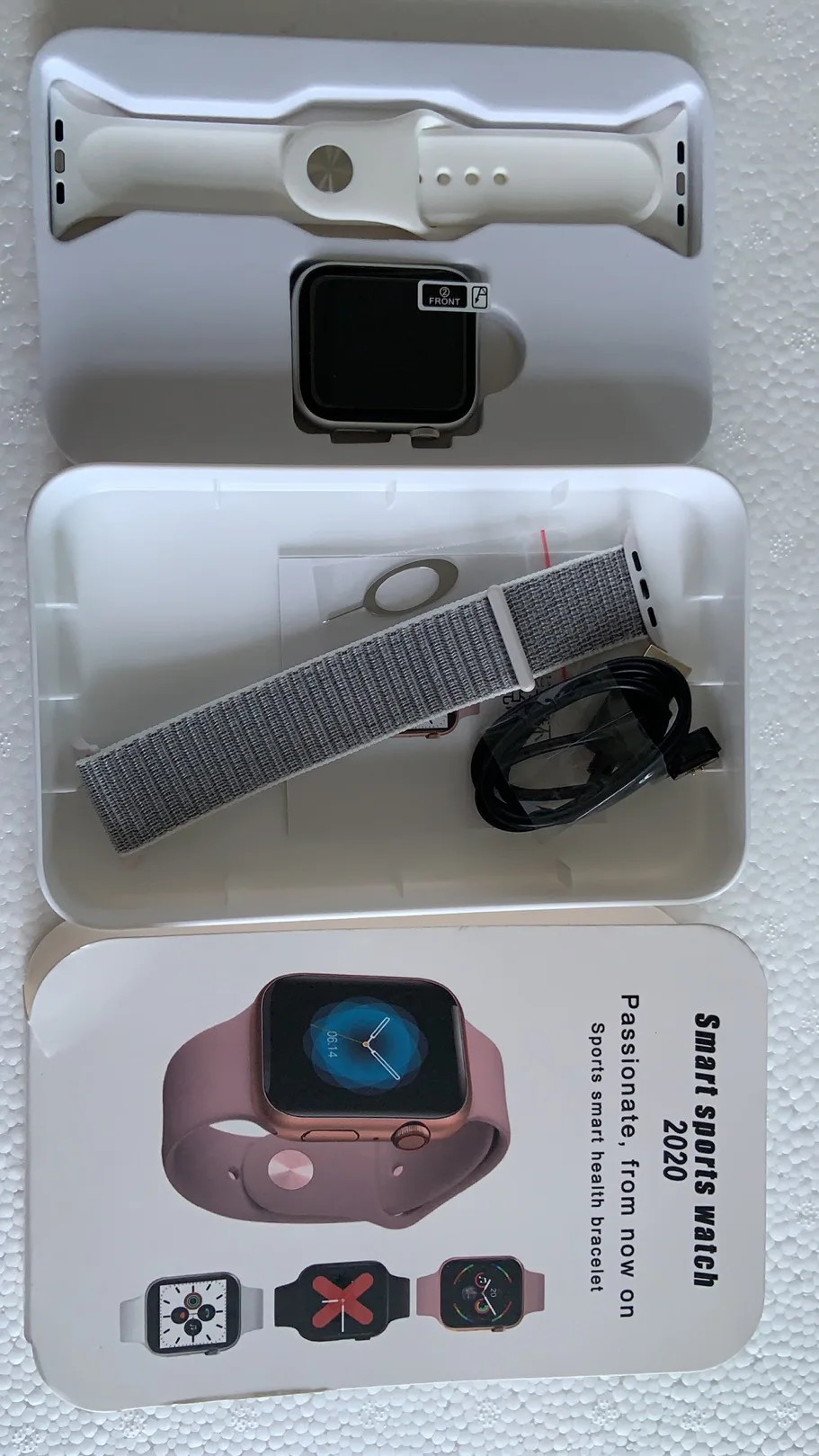  Для apple watch i7s series 5 1:1 Смарт-часы с ЭКГ пульсометром Магнитная Зарядка pk iwo 8 9 10 W34