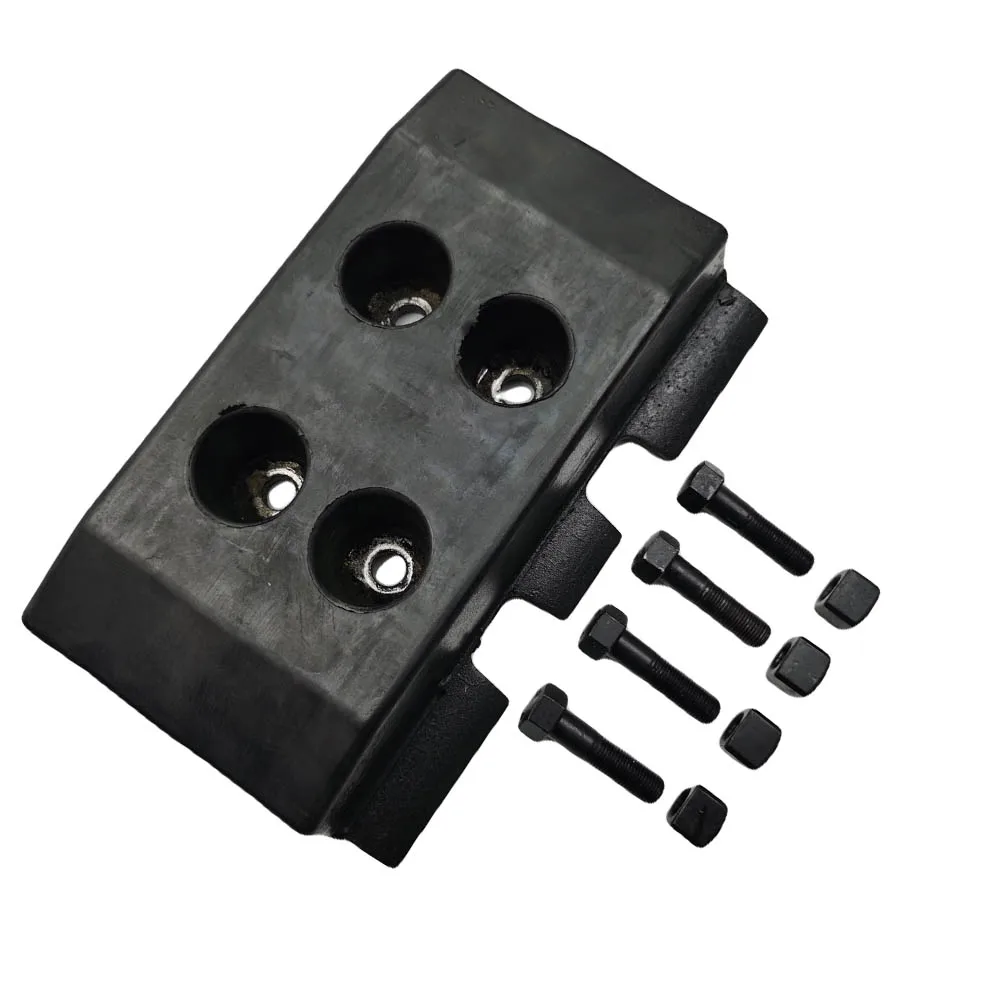 Asphalt paver   ABG2820 Complete set of  track pad Including 68 pieces rubber track shoe and 272 bolt PN.80619760