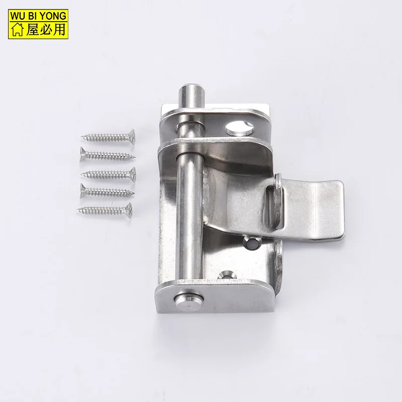 304 Stainless steel Heavy duty door bolt, anti -thief bolt for metal door