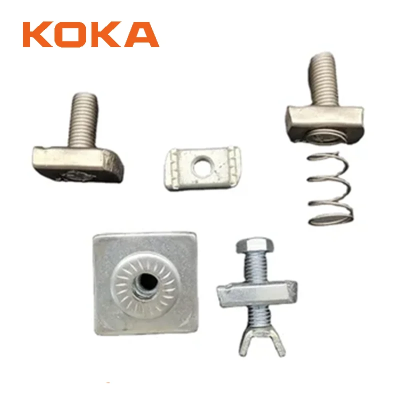 Good Quality Accessories Strut Channel Spring Nut m6 m8 m10 Hot Dip Galvanized Unistrut Channel Spring Nuts