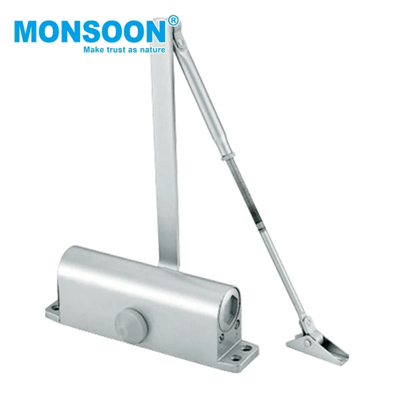 Pneumatic Door Closer Heavy Duty Concealed Torsion Spring Sliding Push Door Closer Arm Hydraulic Door Closer