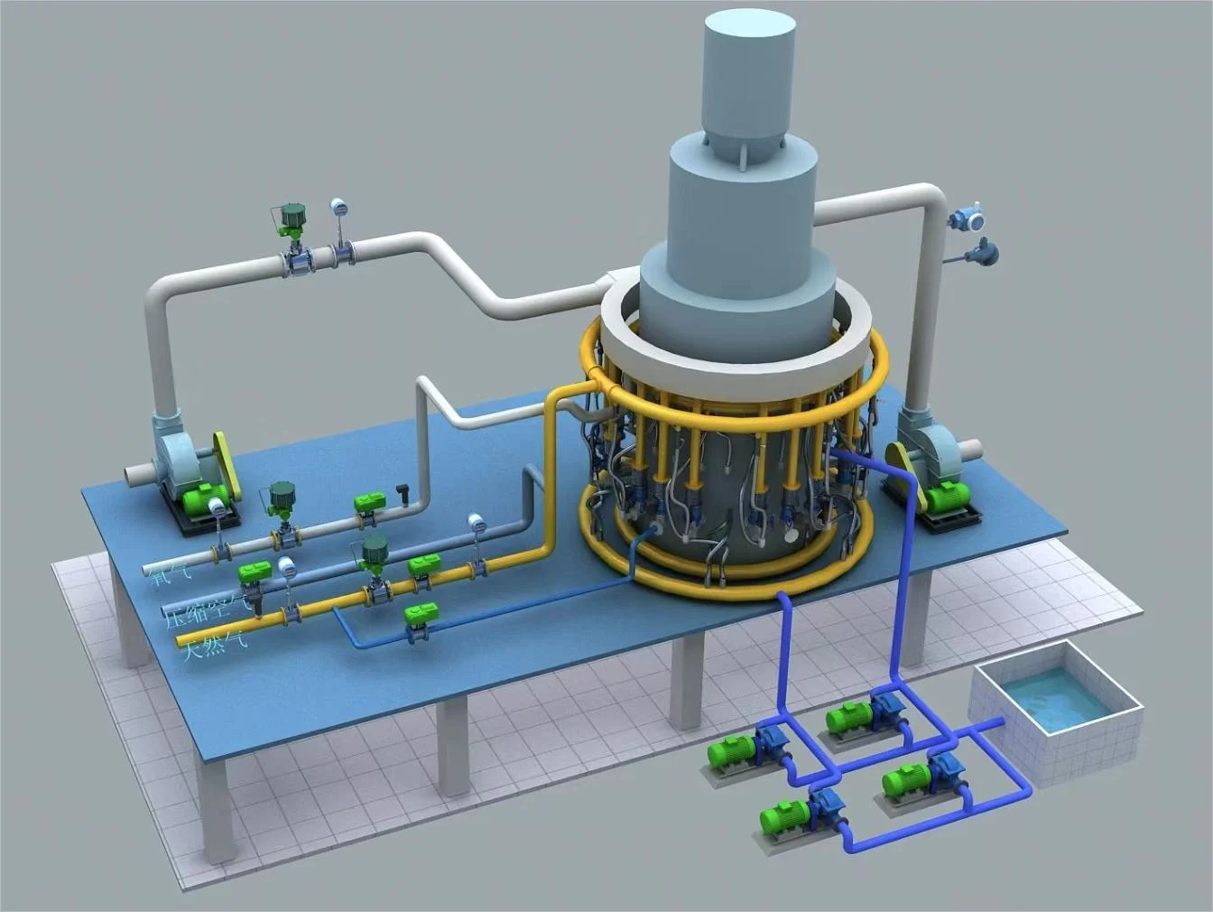 mineral wool insulation board production line rock wool insulation fiber spinning making machine