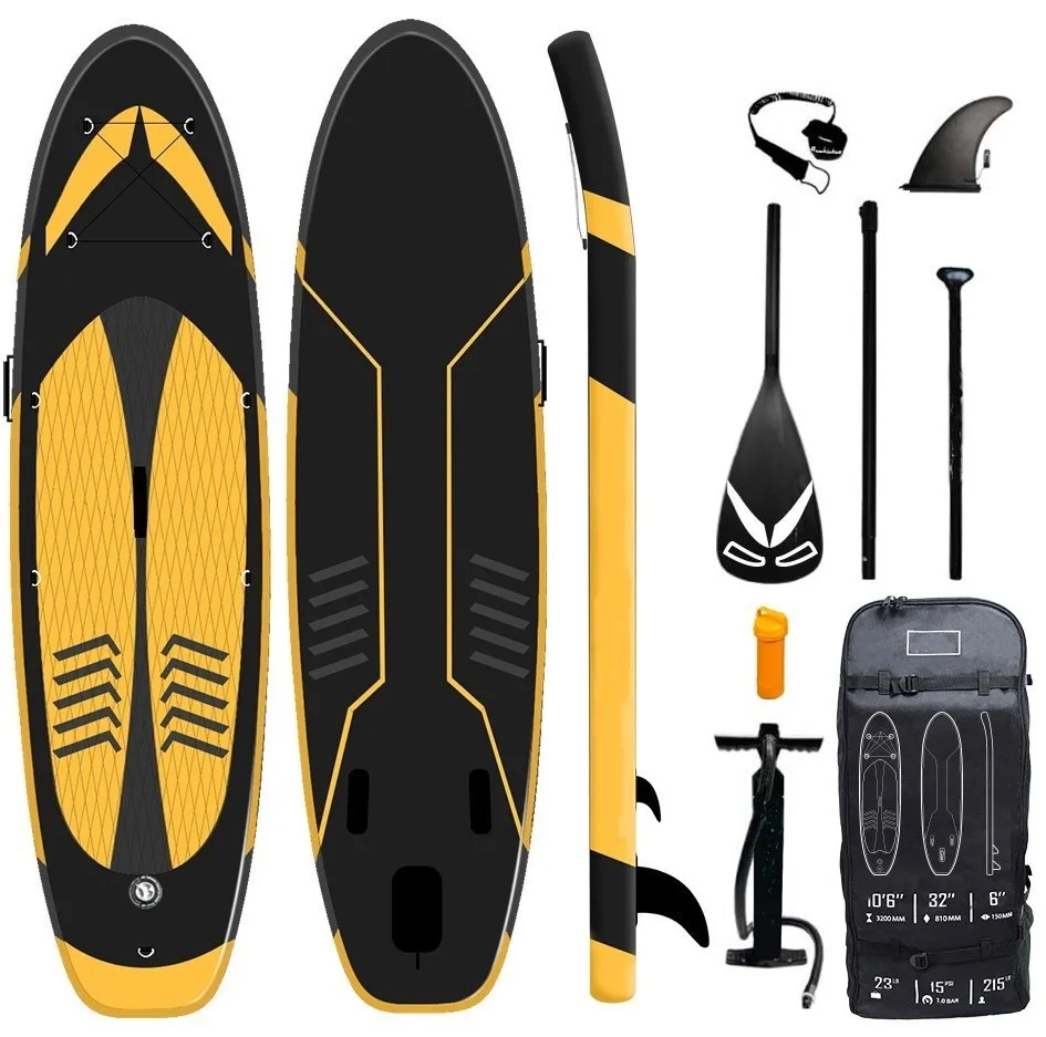 Complete SUP Set Stand Up Paddle Board Fishing Surfing SUP Boards with Paddle and Leash