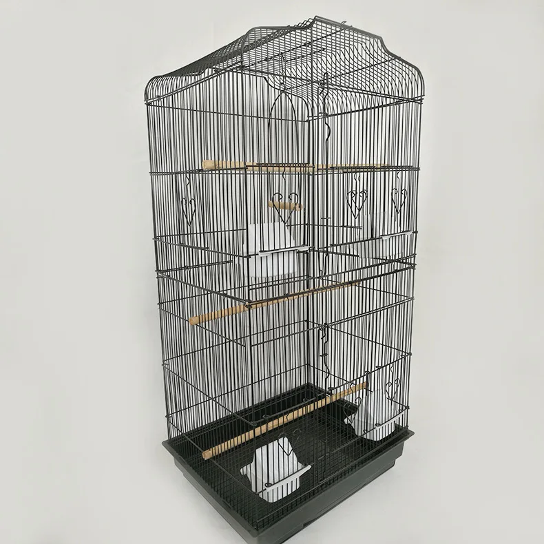 Wholesale Aviary Canary Parrot Breeding Large Metal Fancy Big Bird Cage For Bird Parrot