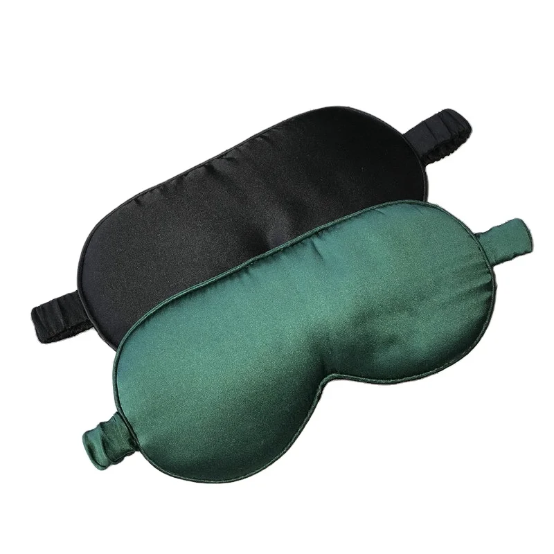 Оптовая продажа, 100% Шелковая Маска Для Глаз тутового шелкопряда для путешествий, роскошная шелковая маска для сна