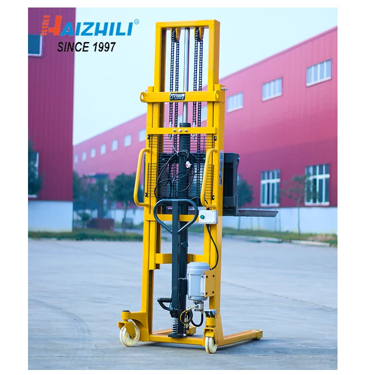 Manual Pallet Stacker hand lifter hydraulic 3000mm Height with Adjustable fork