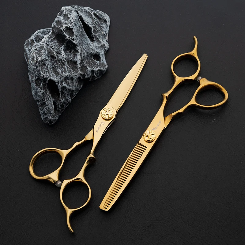 6.0 Inch Barber Shears Scissors Professional Barber Scissors Stainless Steel Scissors