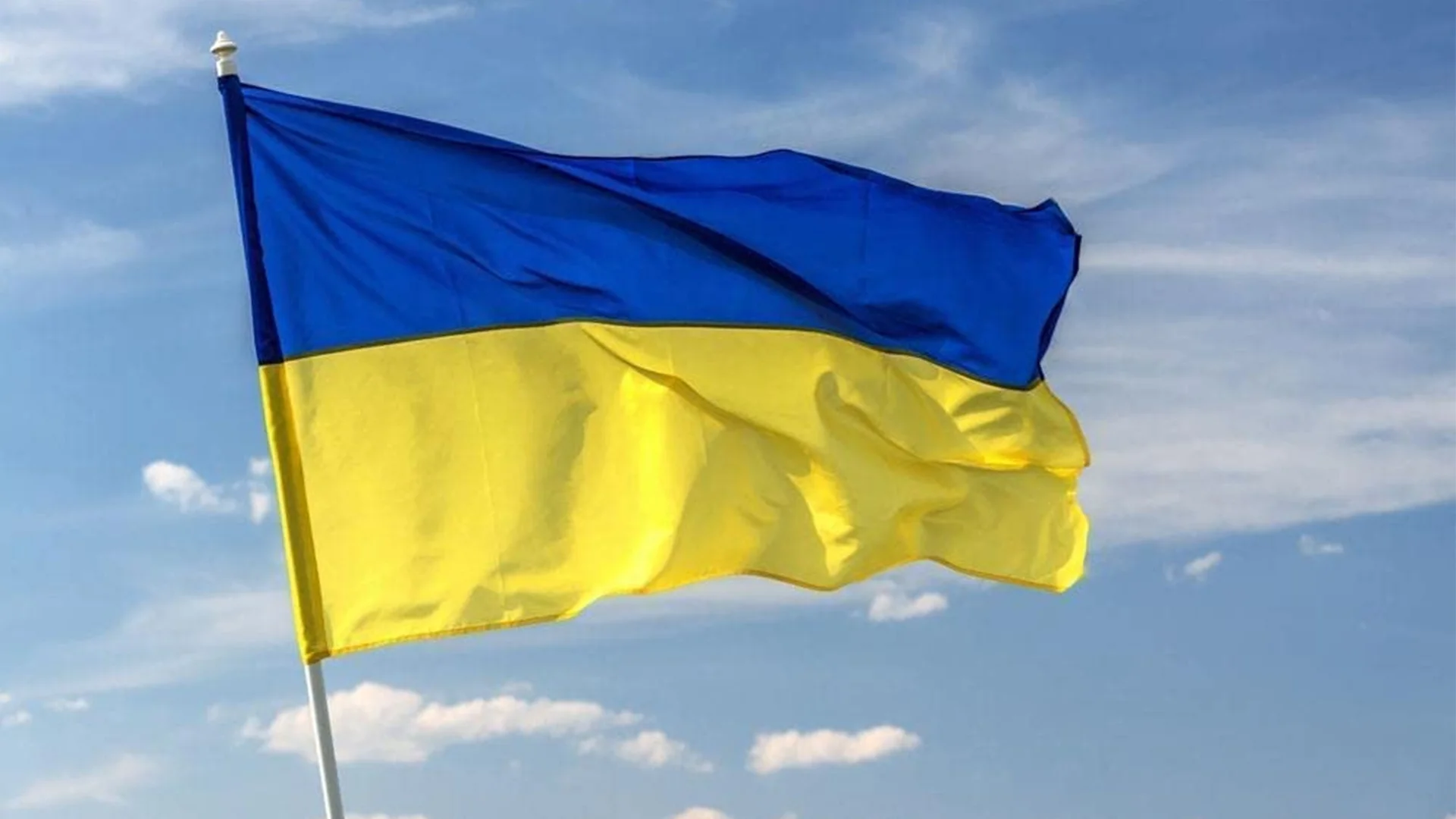 Factory Direct Promotional Outdoor Decor Double Stitched Country National Flags Vivid Color Quality Polyester Ukraine Flag