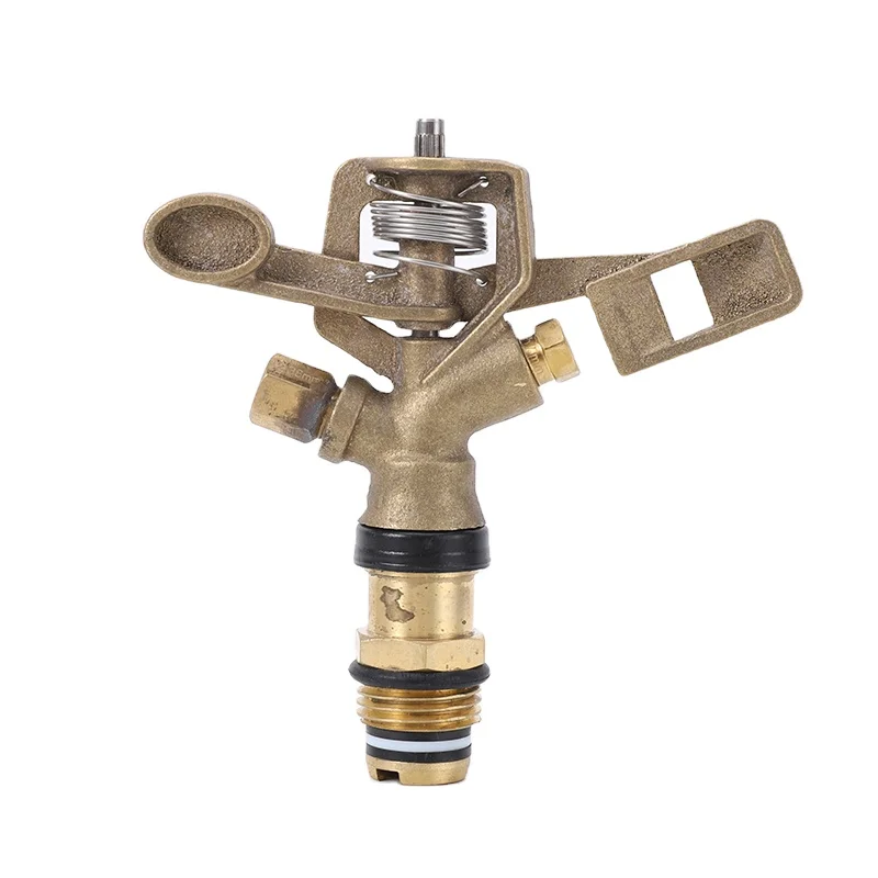2022 High pressure garden irrigation sprinklers brass impact nozzle metal water sprinkler oscillating sprinklers