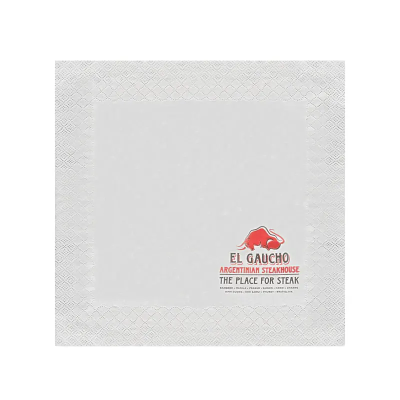 Printed Drinted Lunch 2ply Beverage Custom Disposable Paper Napkins With Logo Decorative Cocktail For Bar Dinner Party Paper