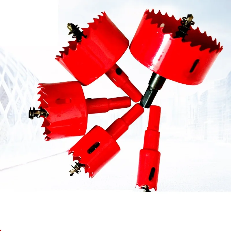High quality tools M42 accessories high speed steel bi-metal hole saw materials hole saw set open hole wooden cutting