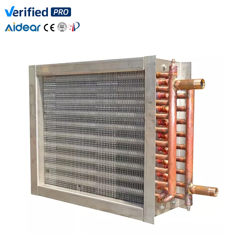 Aidear Hot Sale titanium tube heat exchanger for swimming pool tube and fin ammonia evaporative condenser