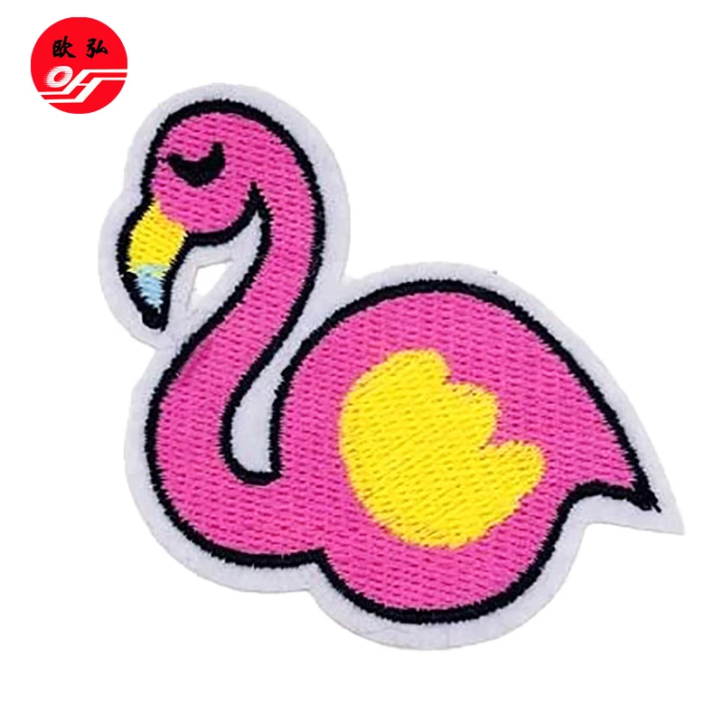 High quality patches custom embroidery birds patch embroidery for clothing