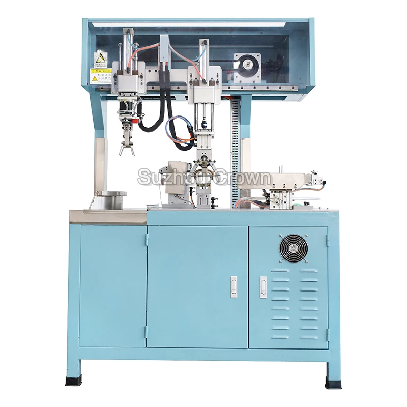 AC power cord coiling and bundling machine