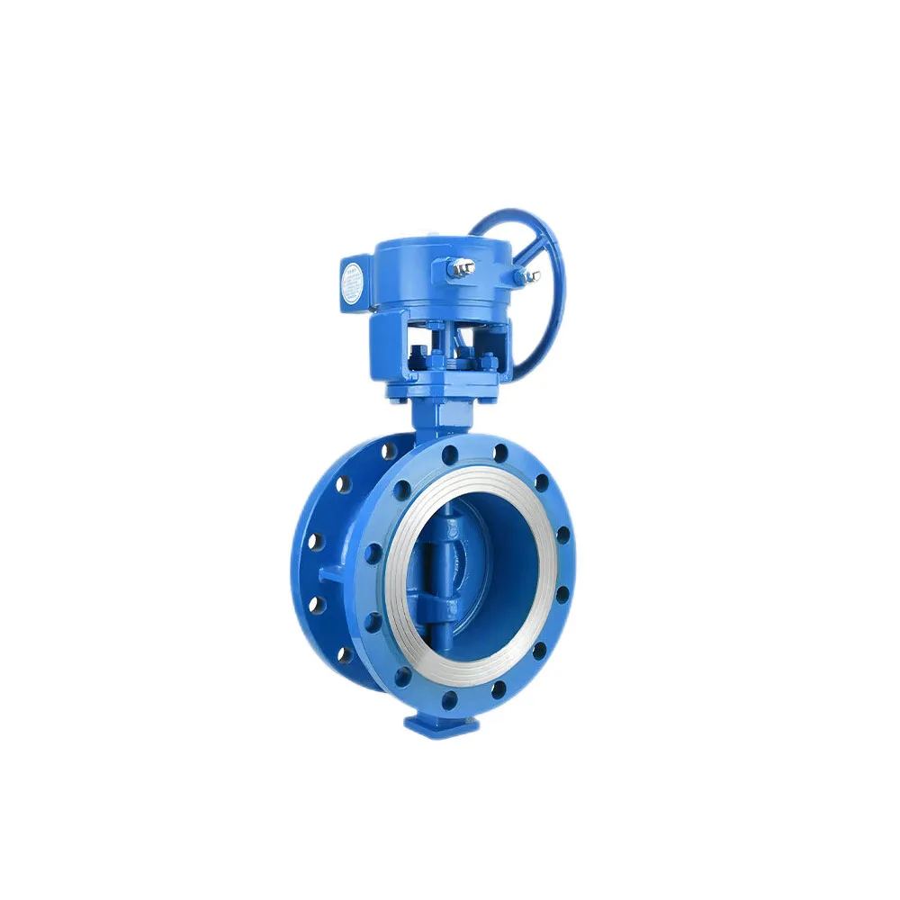 Stainless Steel 304 Turbine Hard Seal Dn 200 8 Inch Pn16 Flange Butterfly Valve