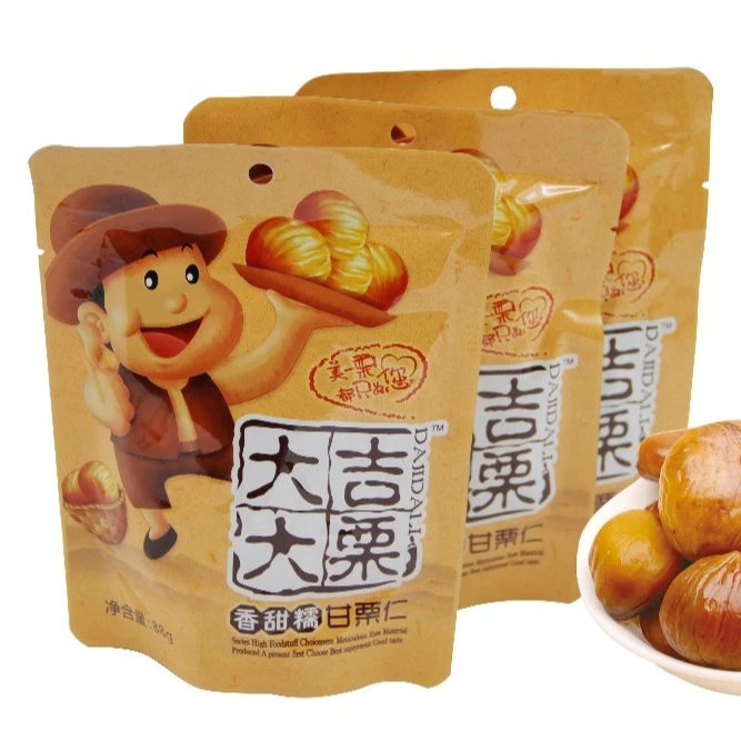 Tangshan закуска сладкие нежирные очищенные каштановые