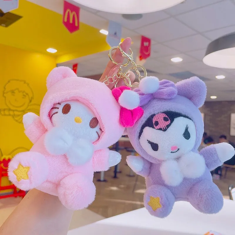 Коготая машинка игрушечная плюшевая кукла маленькая игрушка оптовая продажа милая мультяшная сумка для ключей кулон свадебная душа
