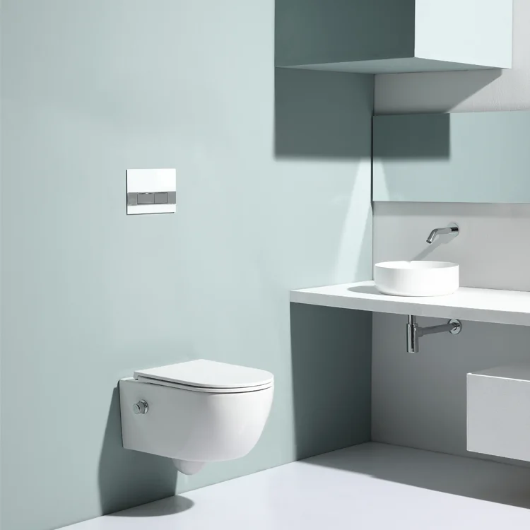 European bathroom wc wall hung toilet one piece China combined germany shower toilet