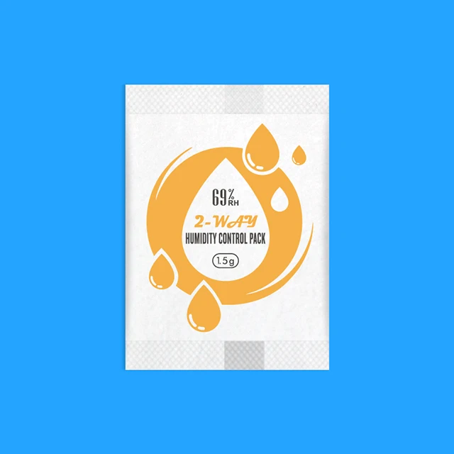 
 2 варианта регулируя влажность в помещении, пакет 1,5g с уровнем влажности 69%  