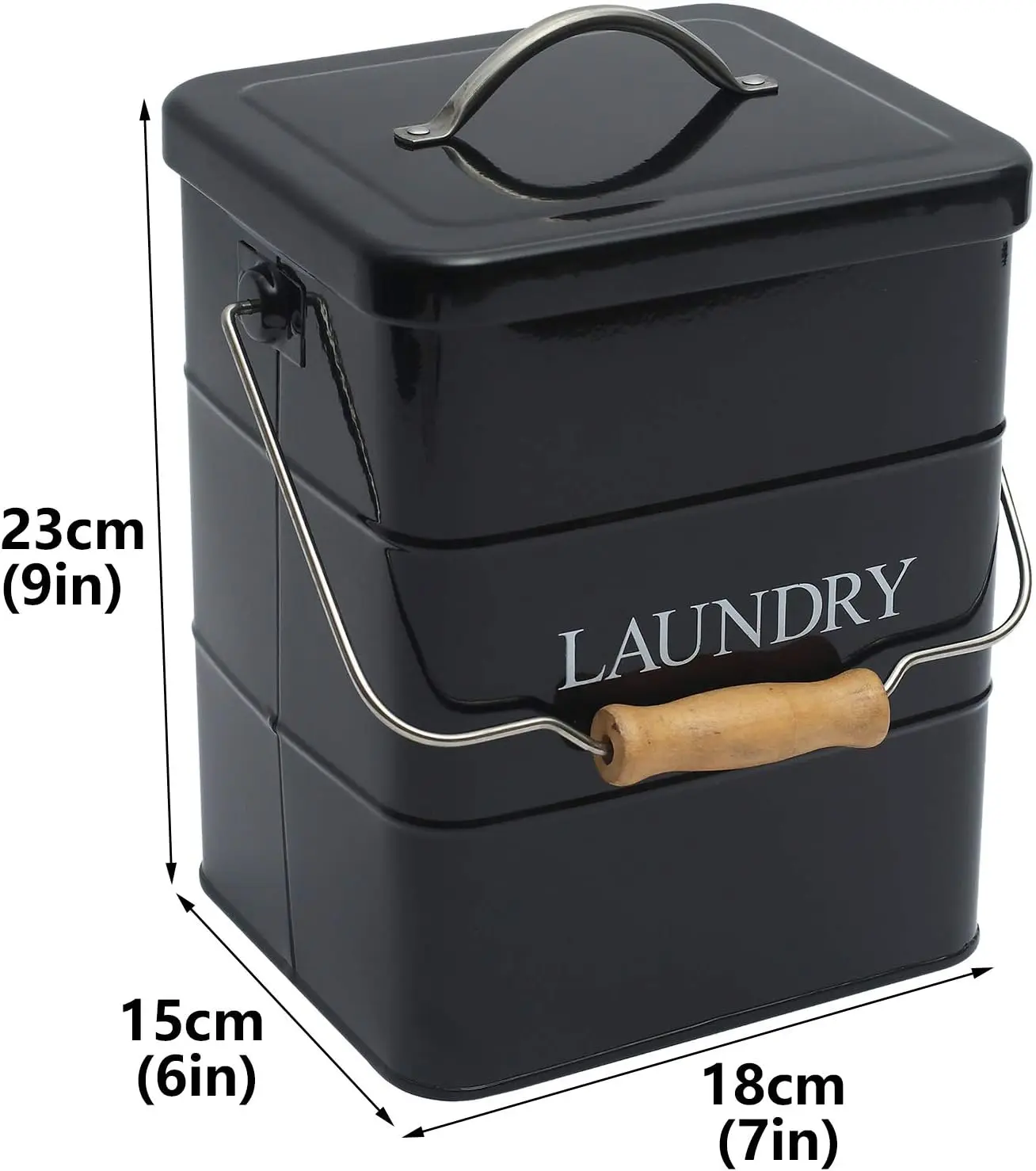 Laundry Detergent Container for Powder, Beads, and Pods, White Laundry Canister with Scoop for Bathroom Organizing and Storage