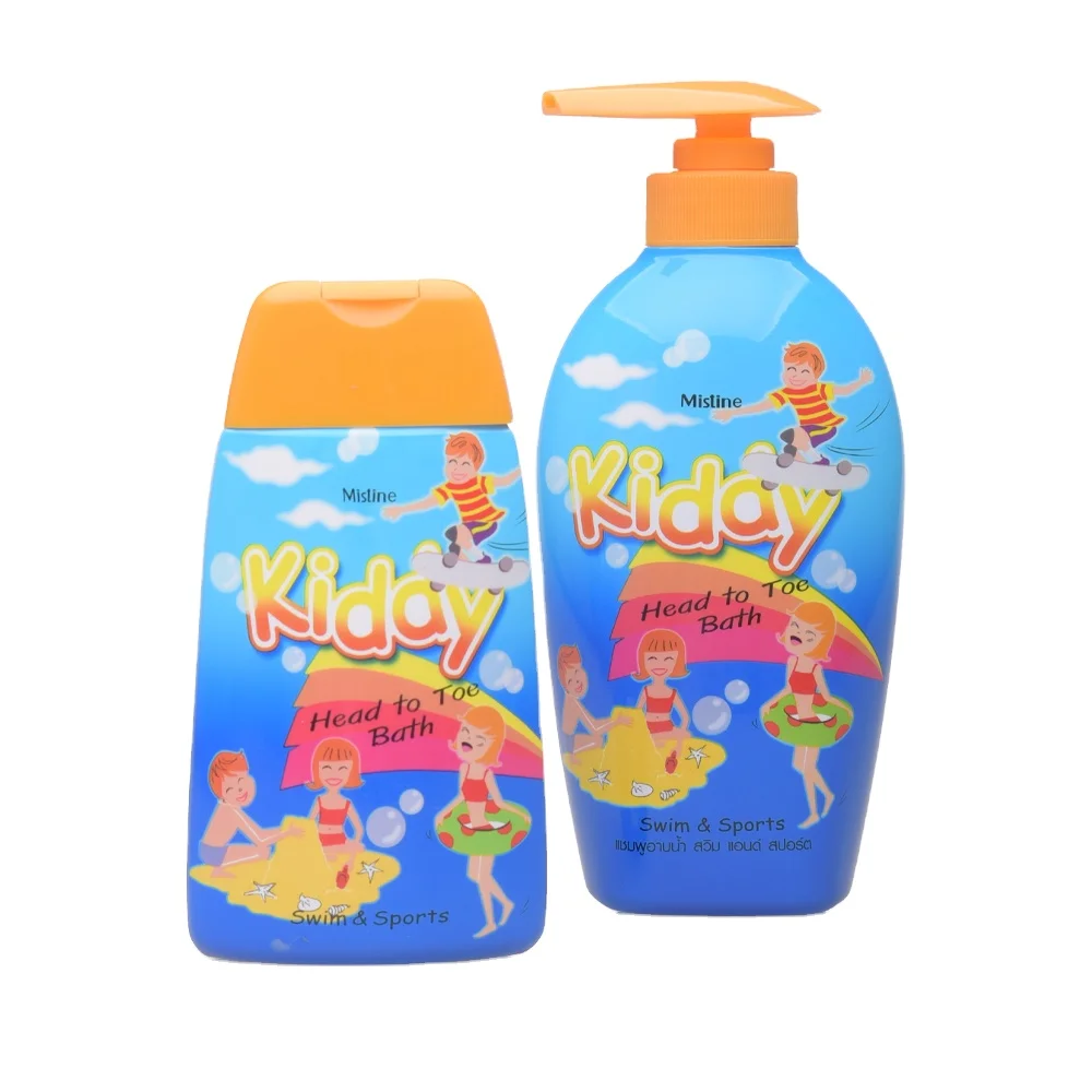 Mistine Kiddy Head to Toe Bath Swim and Sport Thai kids Product head to toe bath baby bath products and baby wash