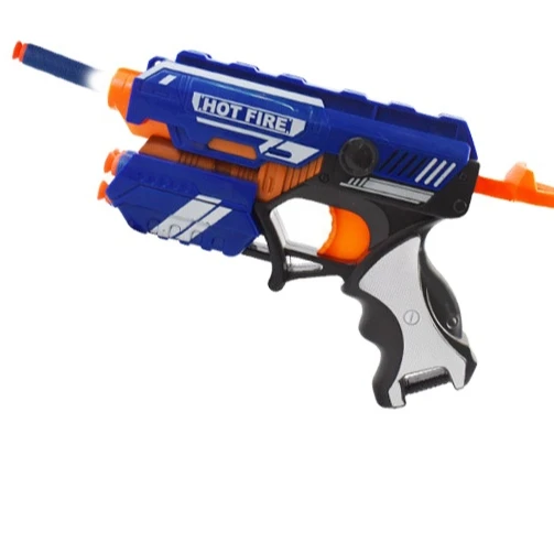 Wholesale Cheap Parent-Child Interactive Toy Gun Soft Safe Manual Plastic Soft Bullet Gun