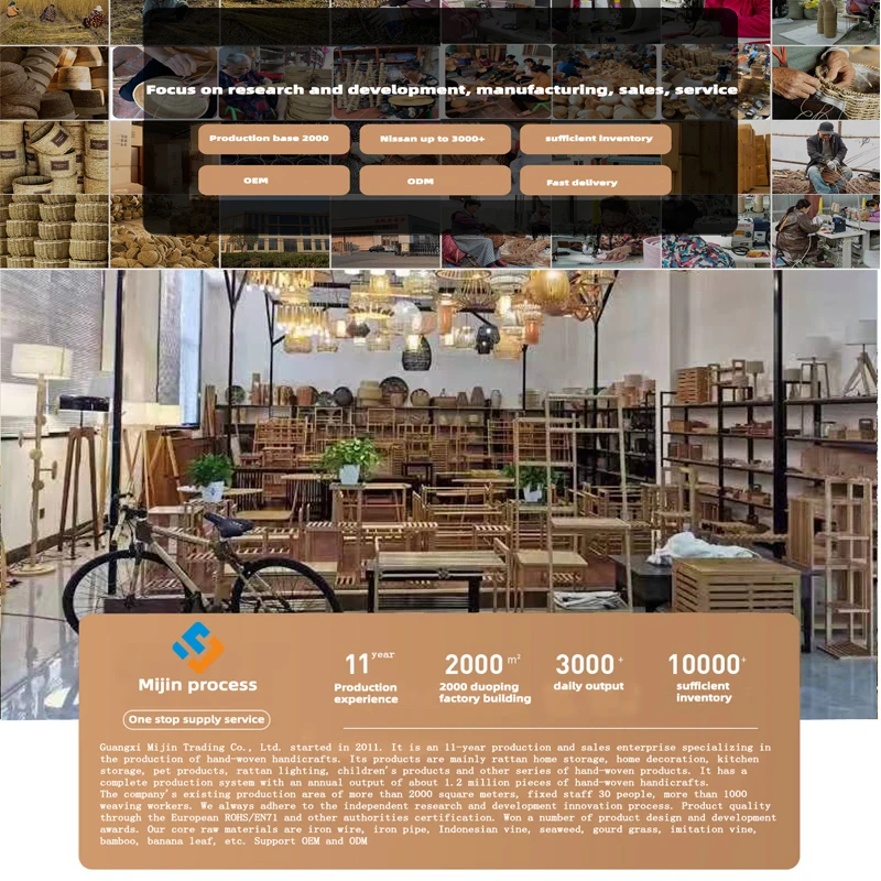 Hand-woven Creative Vintage Chandeliers Rattan Art Lamps In Hotel Restaurants And Bedrooms