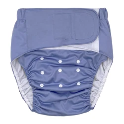 Medium reusable adult cloth diapers washable adult nappy adjustable hook loop for disable old people incontinence pregnant women