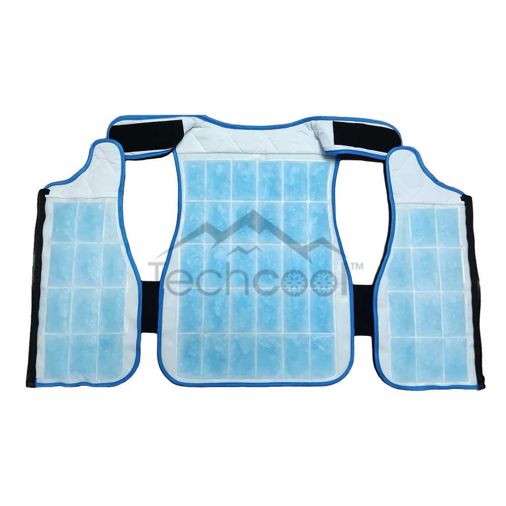 15C59F,18C 23C 28C High Humidity Pcm Cooling Vest 8 Cell Pack
