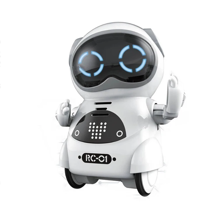 electric intelligent pocket size mini educational robot toy