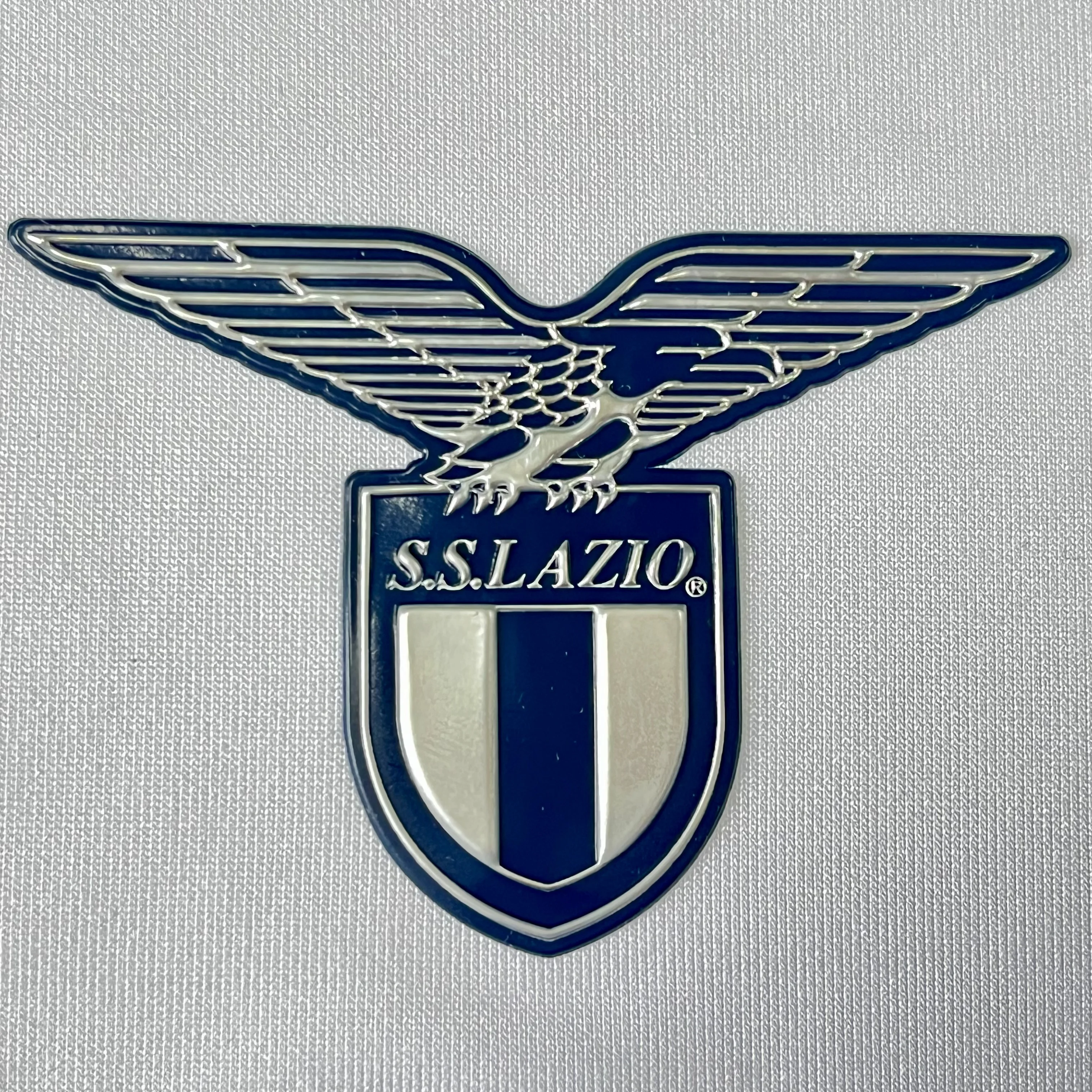 3D Silver Metallic TPU Patches with Washable Clothing Labels Logo Badges for Sportswear Clothing Caps Bags Garments Shoes