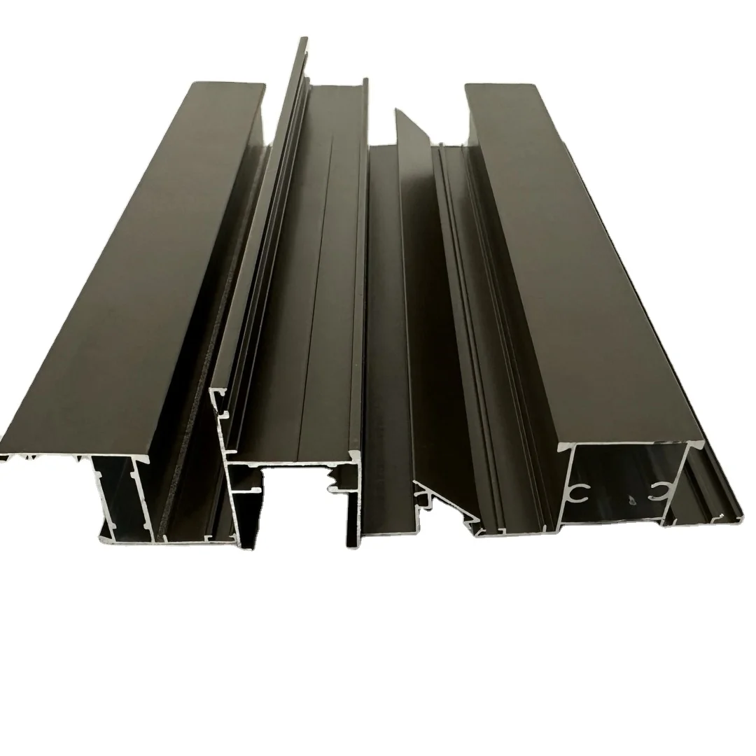 6063-t5  double pane aluminum extrusion profile for window in system