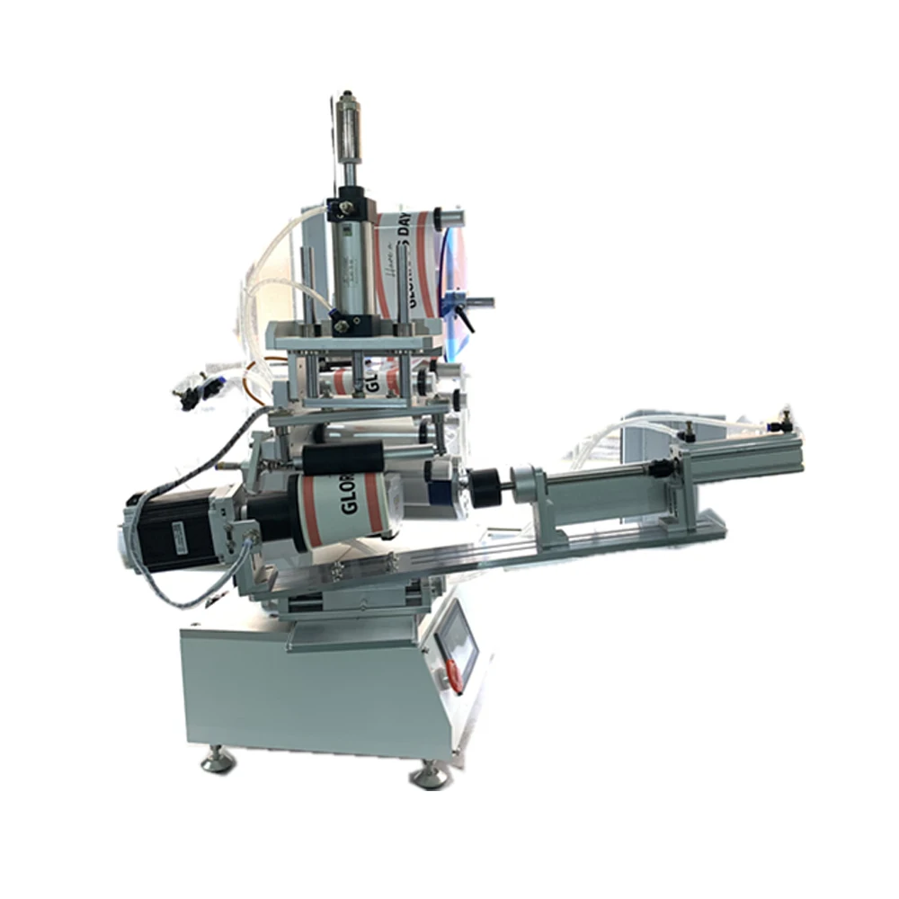 semi automatic top deep ice cream cup labeling machine for cup