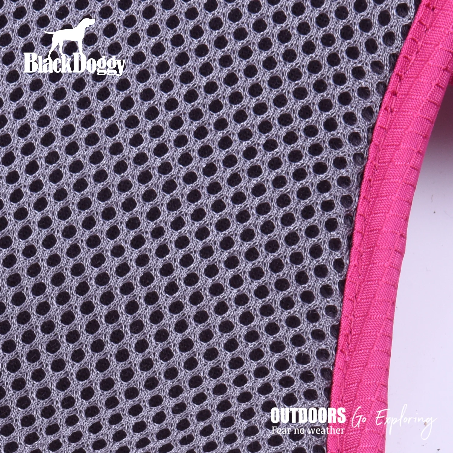 BlackDoggy Adjustable Pet Harness Service Dog Vest with Reflective Binding