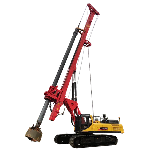 Yuchai Ycr280 Large Pile 100 Meter Portable Rotary Drill Rig Double-cone Single Screw for Ocean Mud for Mine Drilling