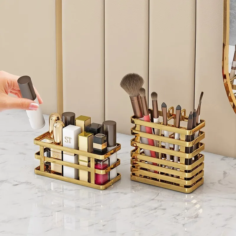 golden Cosmetics lipstick makeup brush  storage holder holder rack