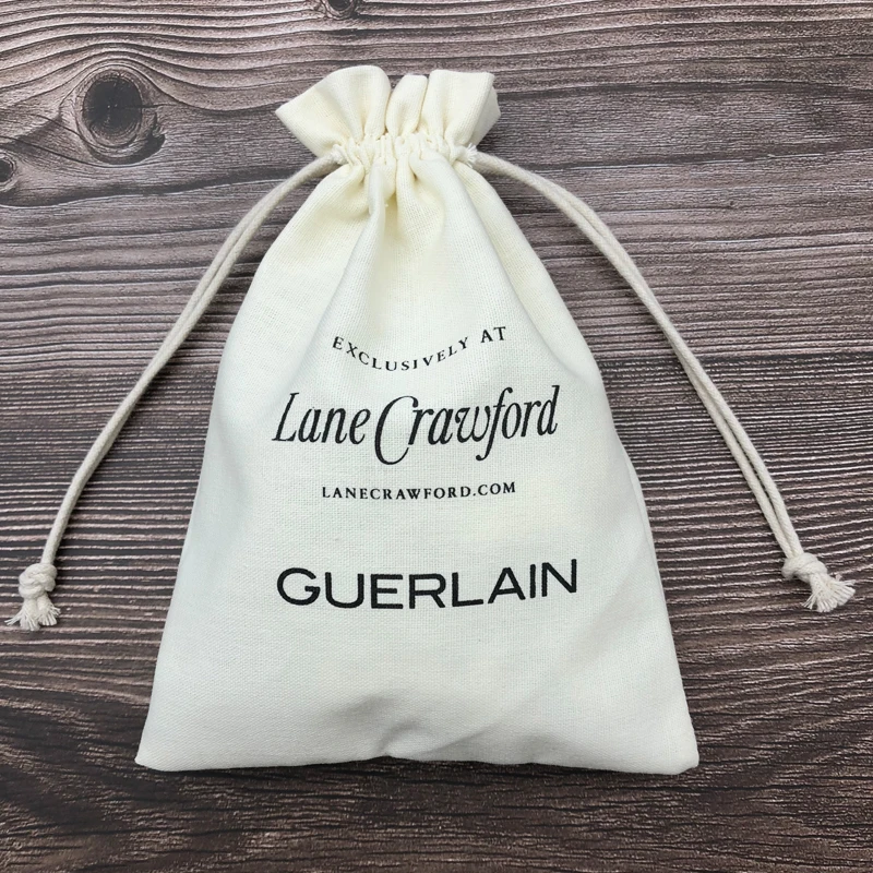 Custom Velvet / Cotton Material Drawstring Bag For Jewellery