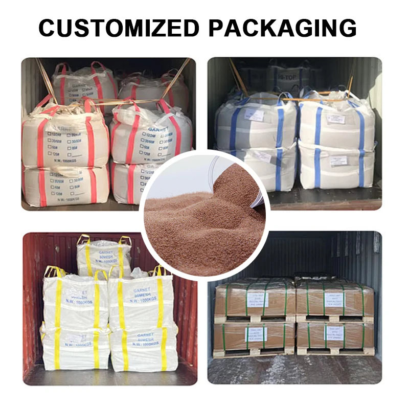 Chinese Factory Direct Supply Waterjet Garnet Carbide/Silicon Carbide/Al2O3 Blasting Media Powder Grit for Water Filtration