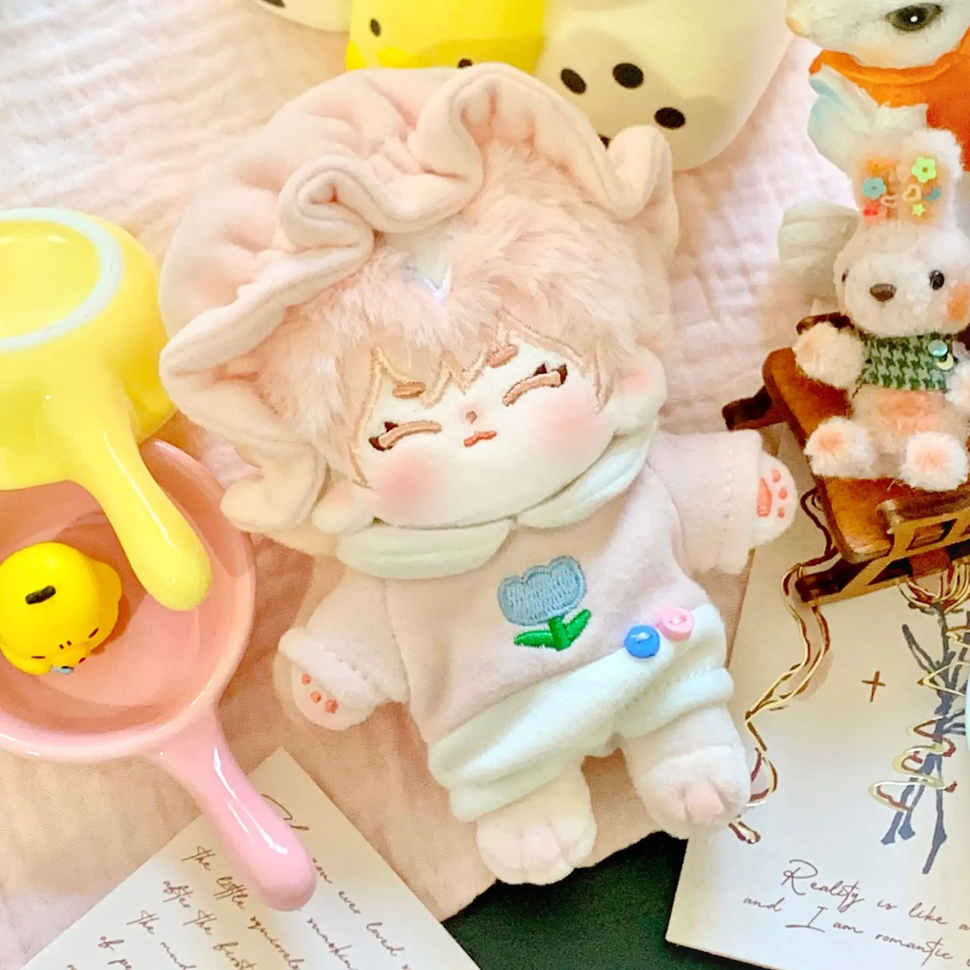 Custom Cotton Kawaii  Plush Figure Doll Cute Customized Naked Humanoid Stuffed Body Plushies Doll