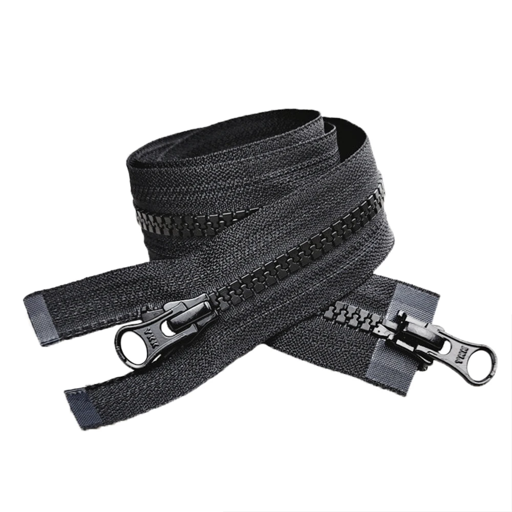 Wholesale Thickened Quality Open End Auto Lock Resin YKK No.5 Vislon Custom Resin Ykk Zippers For Jackets