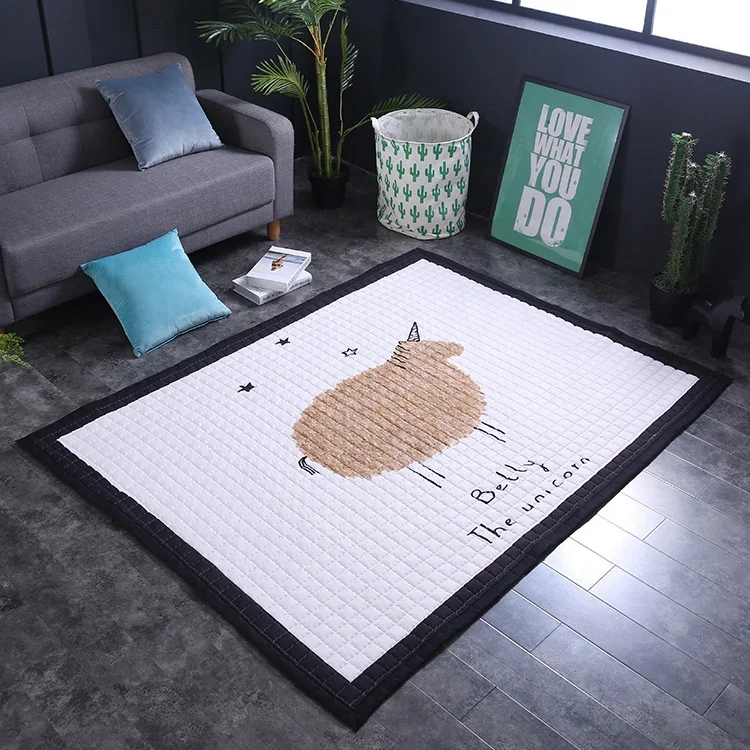 Large Kids Children Baby Crawling Rug Carpet Play Mat