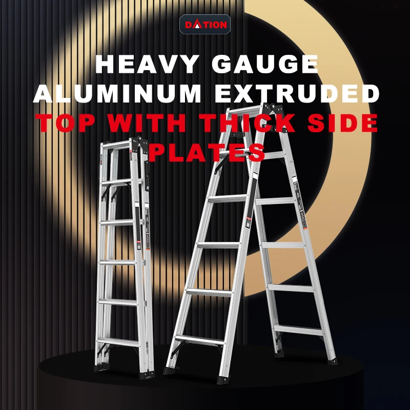 High Quality Dation Home Use Foldable Ladder Aluminum Alloy 3 4 5  6 7 Step Ladder